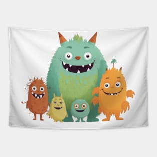 Little Monsters Tapestry