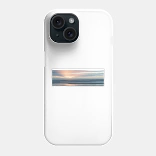 Coastal abstract image in sea and sunset hues Phone Case