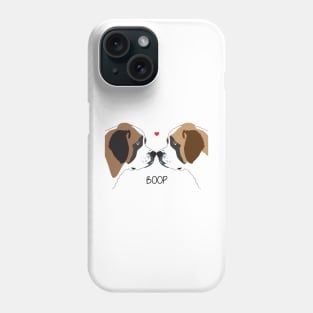 St Bernard Dog Love Boop Phone Case