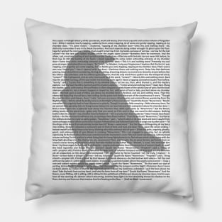 Edgar Allan Poe Poem - The Raven 1 Pillow