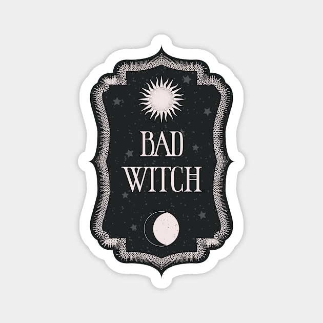 bad witch Magnet by Evart Cretions