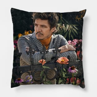 Pedro Pascal on The Fence Pillow