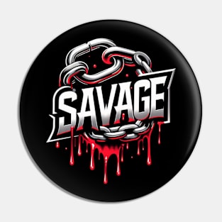 Chain Savavge “GWH” Logo Pin