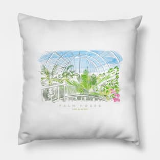 Palm House, Kew Gardens London Art Pillow