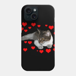 i love my cat Phone Case