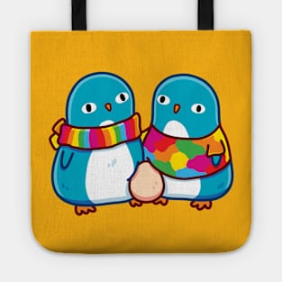 Two Awesome Penguin Dads Tote