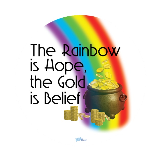 Rainbow & Pot of Gold by NN Tease