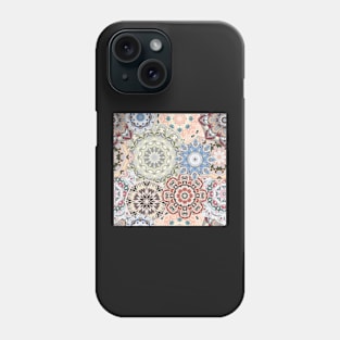 Seamless pattern with floral mandala. Phone Case