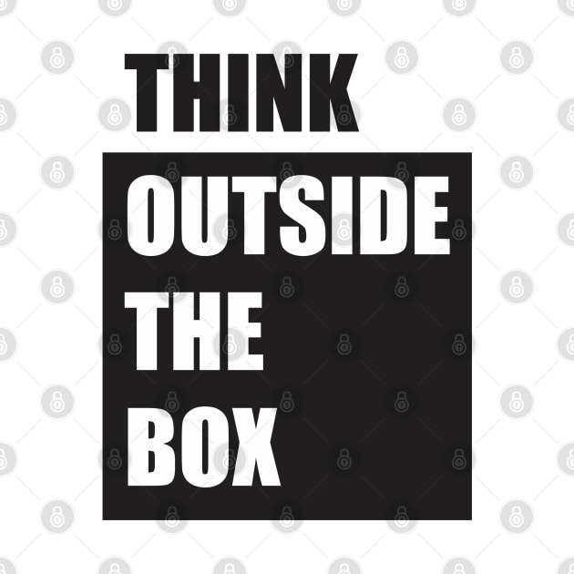 think outside the box by Qasim