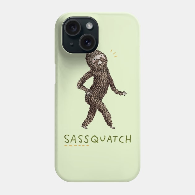 Sassquatch Phone Case by Sophie Corrigan