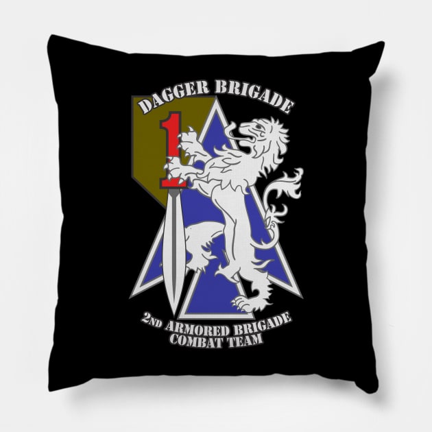 2nd Armored Brigade Combat Team Pillow by MBK