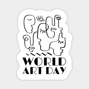 World Art Day Magnet