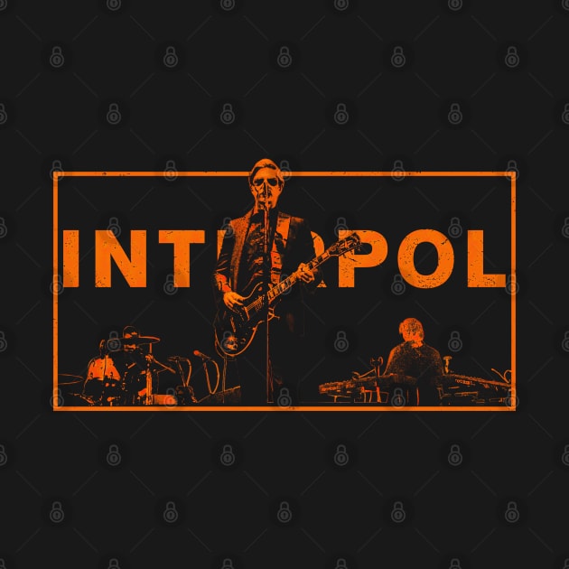 Interpol Live Show // Vintage Art by WatercolArt