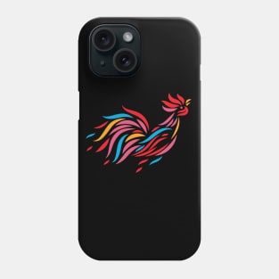 Rooster Illustration Phone Case