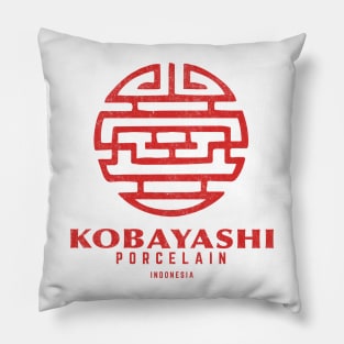 Kobayashi Porcelain Indonesia - vintage logo Pillow