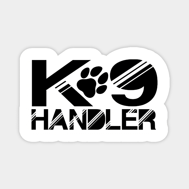 K-9 Handler Magnet by OldskoolK9