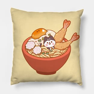 Ramen pup Pillow