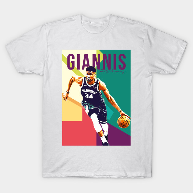 giannis antetokounmpo t shirt jersey