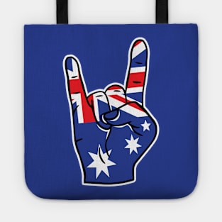 Rock On Australia // Australian Flag Rock Hand Tote