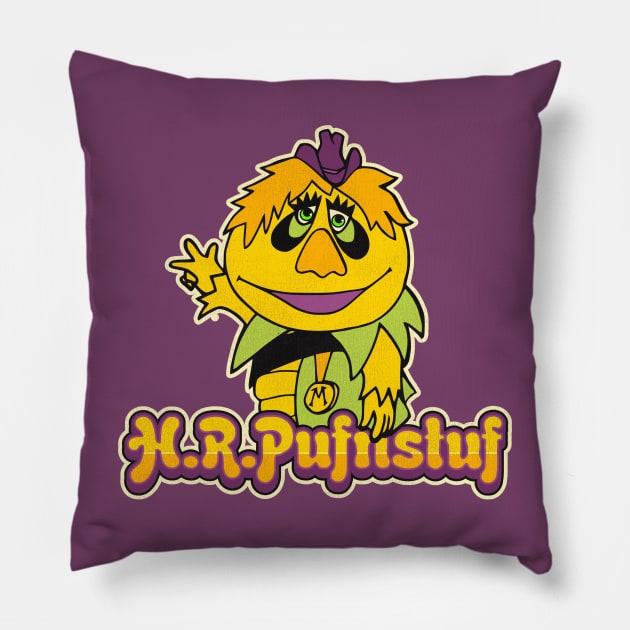 H.R. Pufnstuf Retro 60s 70s Children's Cartoon TV Show Pillow by darklordpug