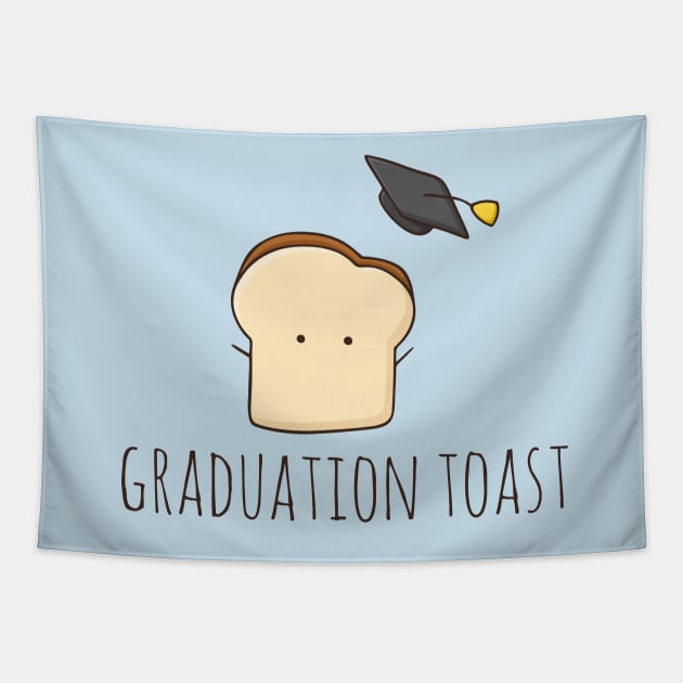 Graduation Toast Tapestry by myndfart