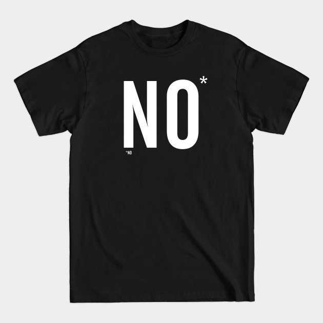 No Means No - No Asterisk - No Means No - T-Shirt