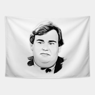 john candy black and white Tapestry