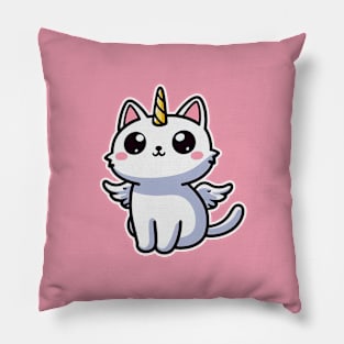 cat unicorn Pillow