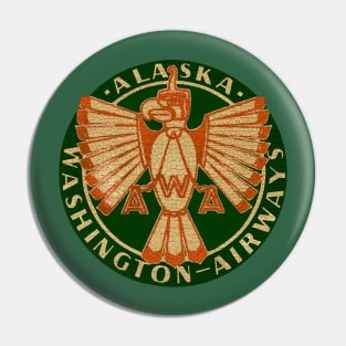 Alsaka Washington Airways Pin