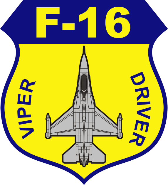 F16 Fighting Falcon Kids T-Shirt by MBK