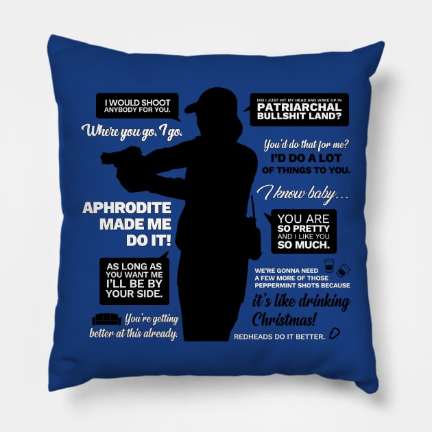 Nicole Haught Quotes - Wynonna Earp Pillow by viking_elf