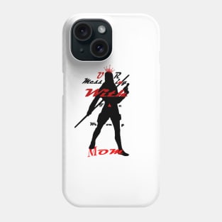 Super mom black widow style Phone Case