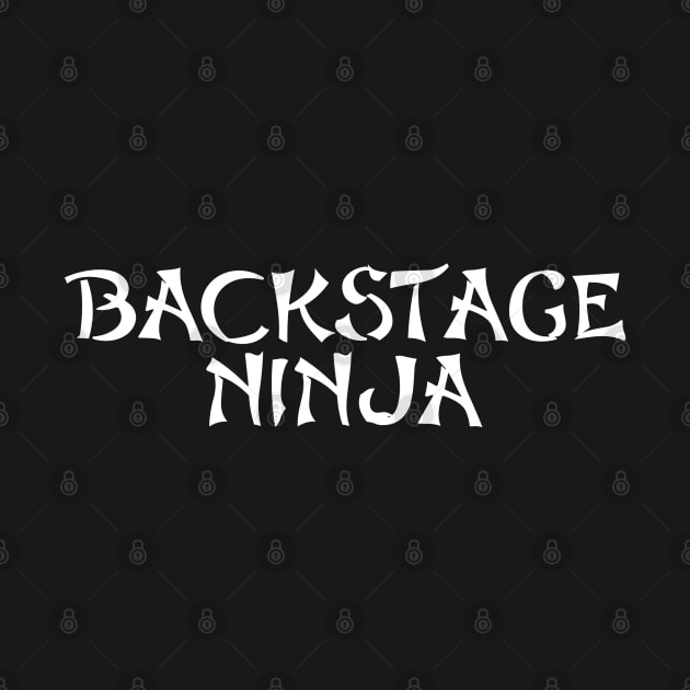 Backstage Ninja Japan White by sapphire seaside studio