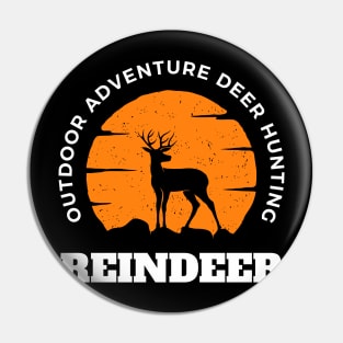 Outdoor Adventure Deer Hunting Pin