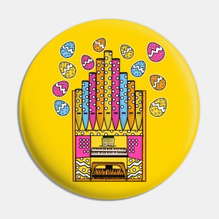 Easter Church Organ Organist Pin