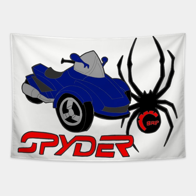 Can Am Spyder BRP Tapestry by Joseph Baker