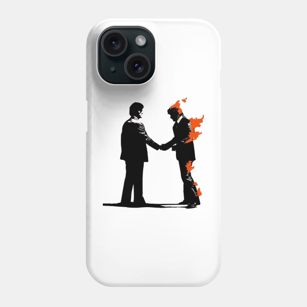 Shilluet Burn Phone Case by ly.s_art