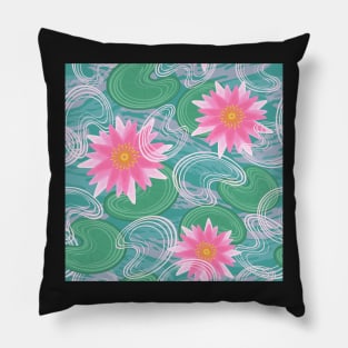 Water lilies Pillow