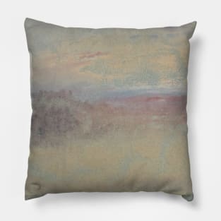 A River Scene Pillow