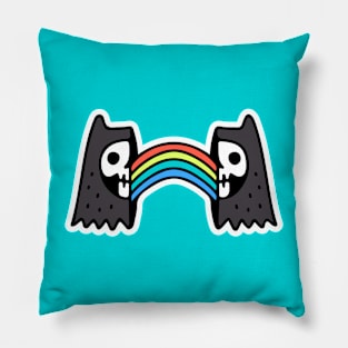 Ghoul Rainbow Pillow