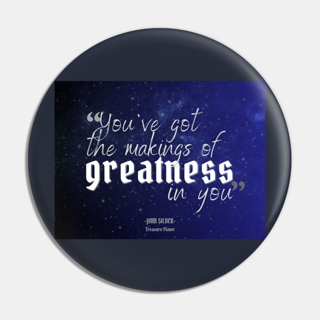 Makings of Greatness Pin by GloriousPurpose