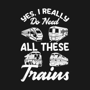 Funny Trainspotter Trainspotting Gift Idea T-Shirt