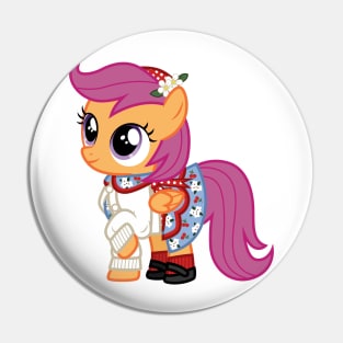 Scootaloo as Emily Bennett Pin