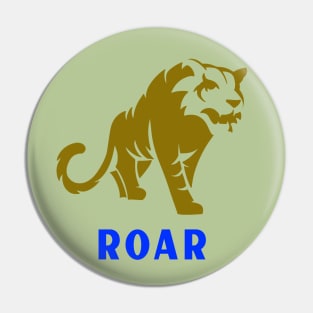 Tiger Roar Pin