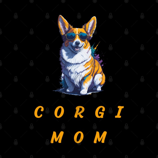 corgi mom by vaporgraphic