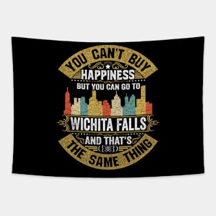 Wichita Falls City Texas State USA Flag Native American Tapestry