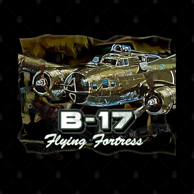 B17 Flying Fortress by aeroloversclothing