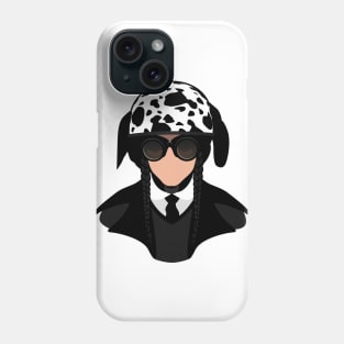 Wednesday Addams With Dalmatian Helmet Phone Case