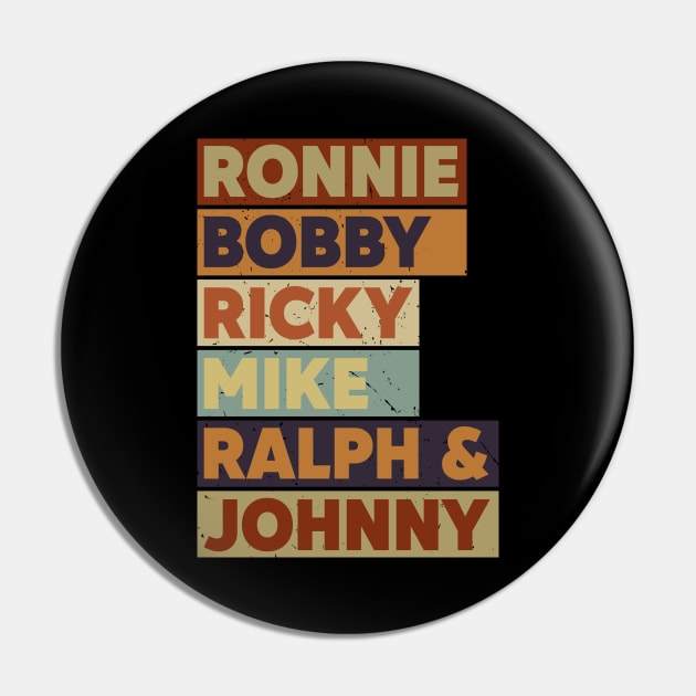 New Edition Ronnie Bobby Ricky Mike Ralph & Johnny Pin by Heart VisceralAnatomical