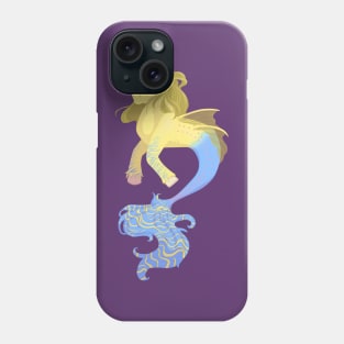 Yellow Hippocampus Phone Case